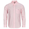 Gant Košele s dlhým rukávom REG CLASSIC POPLIN STRIPE SHIRT Ružová