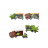 Teddies Dinosaurus kamión plast 16x7cm s doplnkami 2 druhy