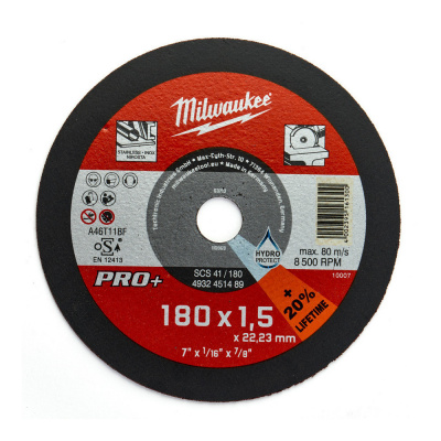 Milwaukee rezný kotúč na tenký kov PRO+ SCS 41 / 180 x 1,5 mm 4932451489
