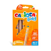 BABY voskovky 3v1: ceruzka, voskovka a akvarel v jednej pastelke Carioca 6 ks-CARIOCA