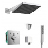 SANITINO - Sprchový set s batériou a telesom pod omietku hansgrohe, príslušenstvo kielle, chróm SANI21HHK001
