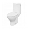 Cersanit Moduo CleanOn, kombi wc so splachovaním 3/5l + sedátko z duroplastu, biela, K116-030
