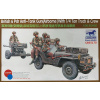 Bronco Models 6 Pdr Anti-Tank Gun (Airborne) With 1/4Ton & Crew 1/35