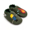 Liliputi Barefoot capáčky Liliputi® - Soft Paws Fireman zelené