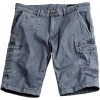 ALPHA INDUSTRIES Krátke nohavice Deck - šedo/modré (156205/134) Veľkosť: 32/Regular
