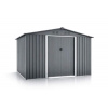 Garlist SDG-02 Záhradný domček 255 × 190 cm (4,9 m²) sivý