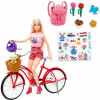 Barbie Pink Passport Holland s bicyklom, oblečením a cestovnými doplnkami