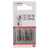 BOSCH 3-dielna sada skrutkovacích bitov Extra-Hart (PZ) PZ1; PZ2; PZ3; 25 mm 2607001753