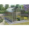 Skleník VITAVIA TRITON 7500 PC 4 mm strieborný LG3694 - Vitavia Garden - klasický skleník so sedlovou strechou - m - 0,61m - hliníkový skleník - 15 rokov na vybrané vlastnosti AL konštrukcia - zmluvné
