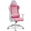 Herné kreslo Sense7 Spellcaster Fuku PU ekokoža bielo-ružové