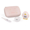 Miniland Dolce Sada 3 teplomerov, teplomer s flexi špičkou, do kúpeľa, cumlík, ružová