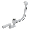 Alca Sifón vaňový automat, dĺžka 120 cm, kov/plast, chróm-lesk/biela-lesk