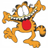 CUKROVÁ TLAČ jedlý obrázok na tortu Cukrová hmota Mačka Garfield Lasagne Cat 2+MENO