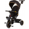 CHIPOLINO Tříkolka se stříškou Max Sport 2v1 Obsidian