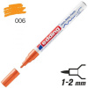 Popisovač Edding 751 - lakový, 1-2 mm oranžový