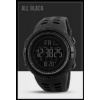 Originálne pánske LED hodinky SKMEI ALL BLACK VYPR
