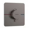 Hansgrohe ShowerSelect Comfort Termostatická batéria pod omietku, kefovaný čierny chróm 15588340-HG