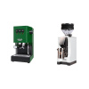 Gaggia New Classic EVO, green + Eureka Mignon Zero, CR white