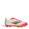 adidas F50 League Junior Firm Ground Football Boots White/Red 3 (35.5)