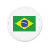Placka magnet Brazílska vlajka