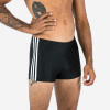 ADIDAS Pánske boxerkové plavky 3S čierno-biele XL-2XL