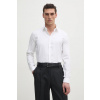 Košeľa Calvin Klein pánska, biela farba, slim, s talianskym golierom, K10K114316 40