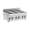 Gastro elektrický sporák - 12 kW - 6 platní - 90 x 65 cm - Pro 650 Series - Royal Catering RCES-120/700-6B