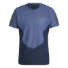 adidas Own the Run Colourblock AEROREADY pánske tričko Ink XL