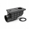 Chudej Strešný lapač Kanalizačná vpusť bočná štandard D110 mm čierna KV110BST