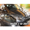 Deflektory okien MAZDA 2 II 5d 06.2007-2009R. (+Zadné)