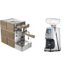 Stone Espresso Mine Premium Wood + Eureka Atom 60, chrome