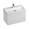 RAVAK NATURAL 80 x 45 x 45cm skrinka pod umývadlo so zásuvkami, biela, X000001052