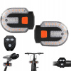 Smerovka na bicykel, zadné svetlo na bicykel s LED smerovkou