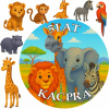 SADA JEDLÝ OBRÁZOK NA TORTU SAFARI ZVIERATKÁ ZVIERATÁ ZOO + DARČEK TEXT