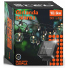 Svetelná girlanda Smartled 1060 cm solárna, čierna
