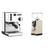 Rancilio Silvia E, white + Eureka Mignon Specialita, CR cream