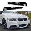 BMW E90 E91 LCI 2009-2013 flapsy CZARNY POŁYSK SPLITTER DOKŁADKA ZDERZAKA