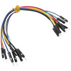MikroElektronika MIKROE-513 jumper káble Raspberry Pi®, Banana Pi, Arduino [10x zástrčka drôtového mostíka - 10x zástrčka drôtového mostíka] 15.00 cm farebná; MIKROE-513