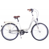 Fuzlu Mestský bicykel Georgia 3S Krémový 26