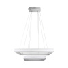 Závesné LED svietidlo štvorcové 115W, 3000K, stmievateľné, biele VT-101-2D (V-TAC)