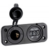 OSCULATI Digitálny voltmeter a 12 V zásuvka
