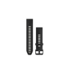 Garmin Silikonový remienok QuickFit 20 - Black/Pebble Gray