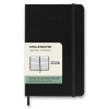 Moleskine Diár 2026 - tvrdé dosky A6, týždenný, vertikálny, čierny
