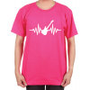 Fajntričko Tričko - EKG Gitara, Farba ružová, Strih/ Variant Pánsky/UNISEX