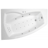 ARTTEC THALEILA FLAT 160 x 105 cm ľavá hydromasážna akrylátová vaňa Česká výroba s predĺženou zárukou