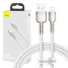 USB kábel pre Lightning Baseus Cafule, 2,4A, 1m (biely)