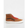 Vans Sk8 Hi (pig suede plaid glazed ginger) 44.5, hnedá