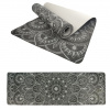 Podložka LIFEFIT YOGA MAT MANDALA DUO, 183x58x0,6cm, černá