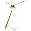 Designové stolní hodiny Nomon Puntero Walnut N 94cm