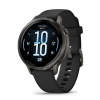 Garmin Venu® 4 - 41 mm Slate a Černý silikonový řemínek 010-03013-02